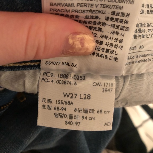 Levi’s 711 skinny jean (27W-28L) - Picture 6 of 6